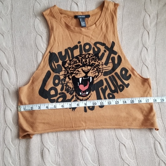 Muscle tee leopard/ jaguar face - Picture 5 of 6